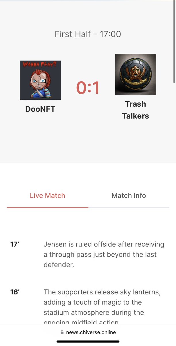 ChiVerse | Web3 Football Manager tweet media