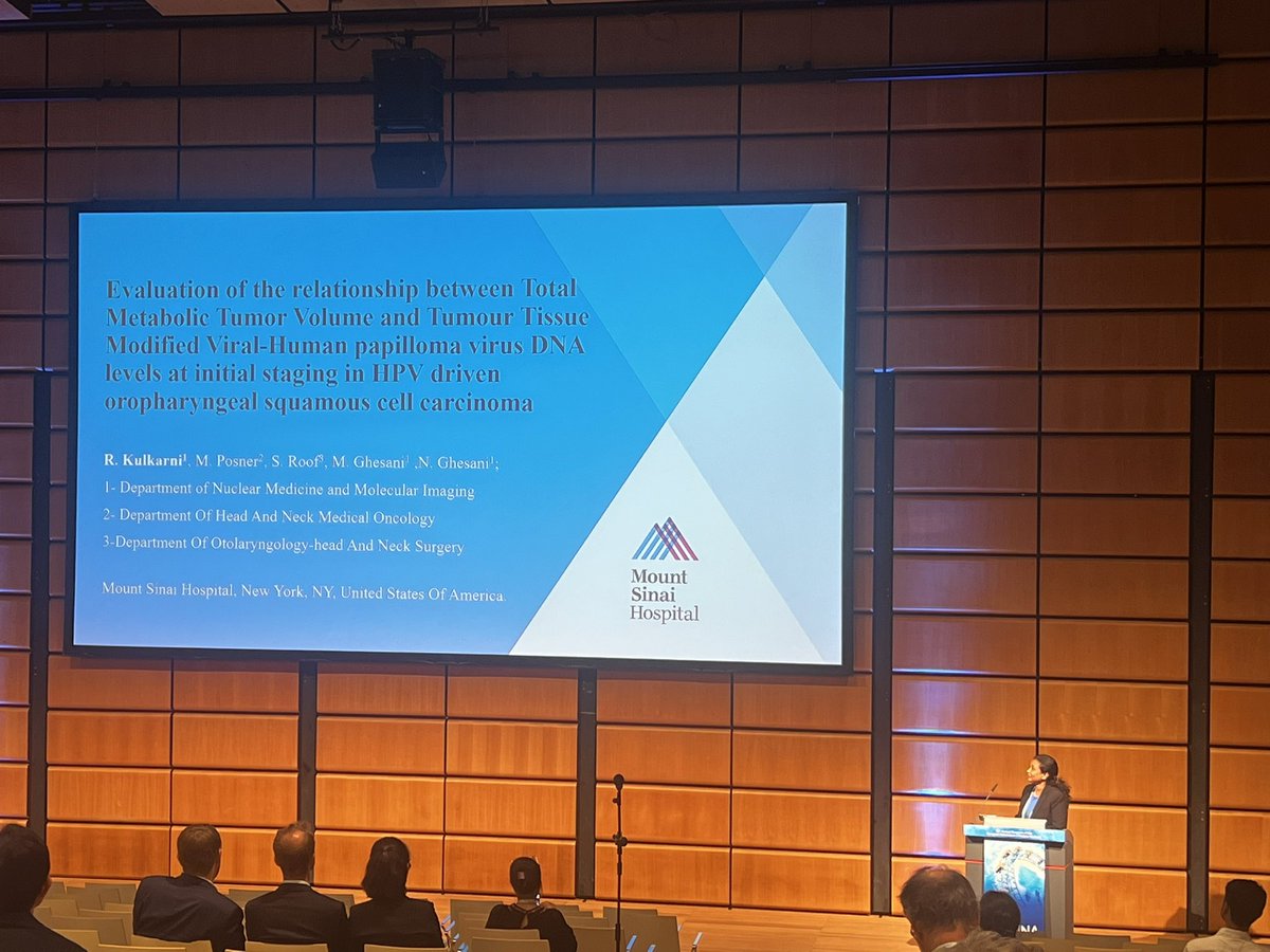 Munir Ghesani (@munirghesani) on Twitter photo Great presentation by <a href="/Raksha97743143/">Raksha</a>, <a href="/mountsinainm/">Mount Sinai Nuclear Medicine</a> <a href="/mountsinaidmir/">Mount Sinai Diag, Molecular, and Interv Radiology</a> under the leadership of <a href="/RofskyMD/">Neil Rofsky, MD, MHA</a> on the relationship between MTV and HPV DNA in oropharyngeal carcinoma at #EANM23!! Great presentation by <a href="/Raksha97743143/">Raksha</a>, <a href="/mountsinainm/">Mount Sinai Nuclear Medicine</a> <a href="/mountsinaidmir/">Mount Sinai Diag, Molecular, and Interv Radiology</a> under the leadership of <a href="/RofskyMD/">Neil Rofsky, MD, MHA</a> on the relationship between MTV and HPV DNA in oropharyngeal carcinoma at #EANM23!!