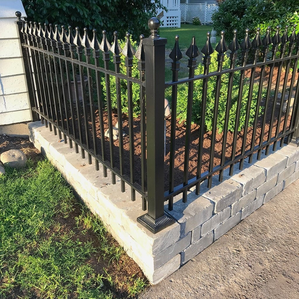 Ornamental Iron fences represent some of the strongest products our company offers. #OrnamentalIron #FenceInstallation #OrnamentalIronfenceinstallation #Steelfence #IronWorks #Steelworks #FenceDesigns #MetalFenceInstallation #DecorativeFencing #CustomFenceDesign #ElegantFencings