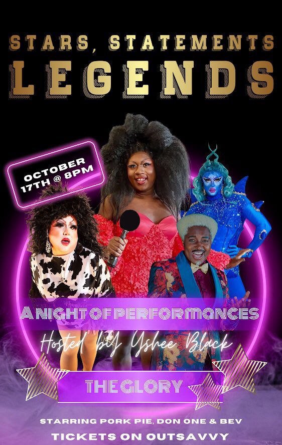 ysheeblack's tweet photo. I’m doing a SHOW!!! WHAT? WHERE? WHEN?!
I’ll be running rampant with the loudest bunch of bastards I could find! 

@Don1birmingham 
@PorkElizabeth 
@thatqueenbev 

On Tuesday 17th Oct @ non other than @TheGloryLondon !

Tickets are here babs:

Cmon down! 

https://t.co/Rtuhq7ExLE https://t.co/klGeLyz9Qt