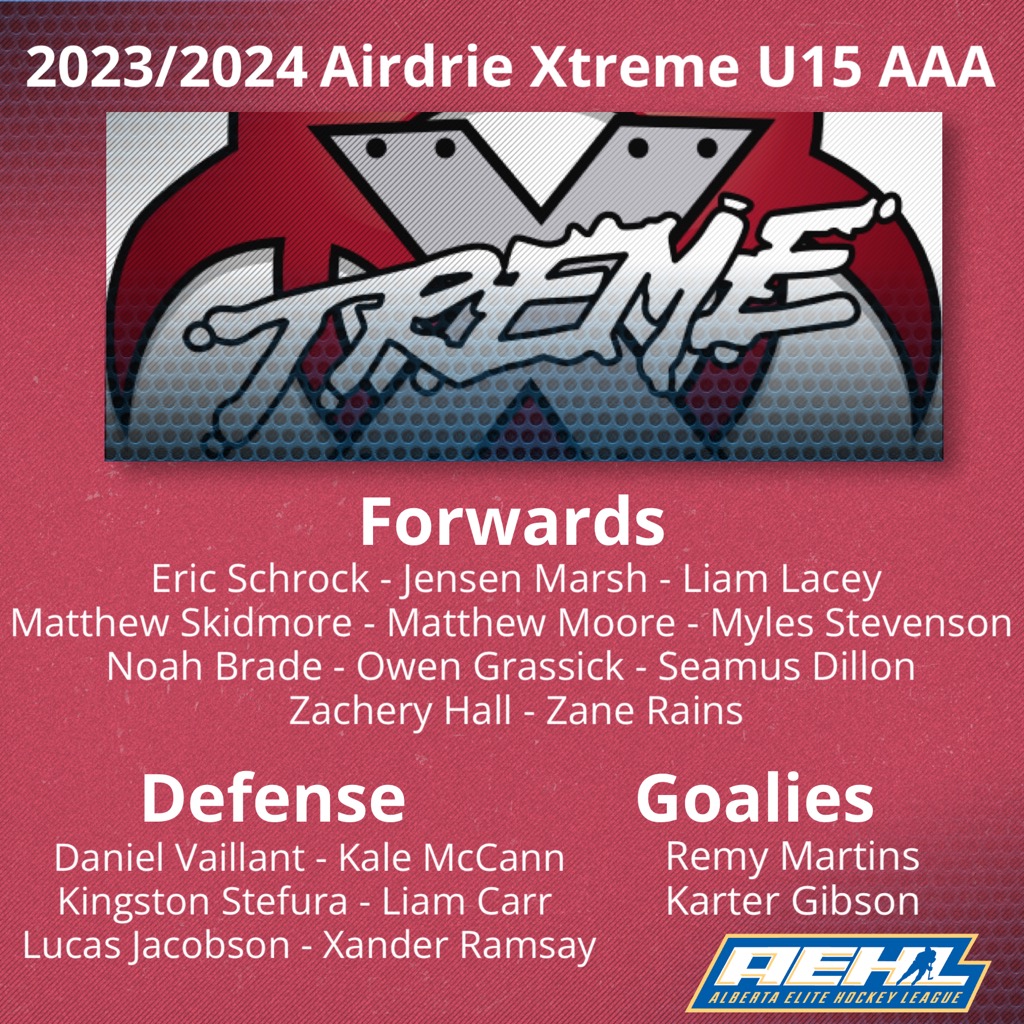 Airdrie Xtreme U15 AAA Hockey (@AirdrieXtreme) / Posts / X