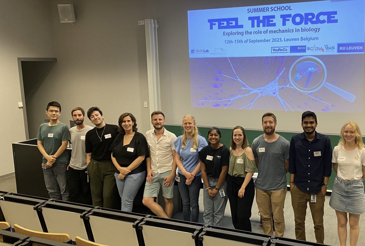 Rocha Lab (@rocha_lab) on Twitter photo Day 1 of #feeltheforce summerschool: done! ✅
Thanks to everyone from the Rocha Lab for their help setting up! And a special thanks to <a href="/prof_jelle/">Jelle Hendrix</a> for his amazing tutorial talk on FRET! 🤩 Day 1 of #feeltheforce summerschool: done! ✅
Thanks to everyone from the Rocha Lab for their help setting up! And a special thanks to <a href="/prof_jelle/">Jelle Hendrix</a> for his amazing tutorial talk on FRET! 🤩