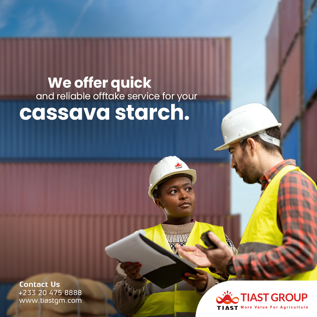 A reliable weekly offtake service.

#tiastgroup #farm #tiastgroup #agroriches #agro
#agriculture #connect #industrialisation