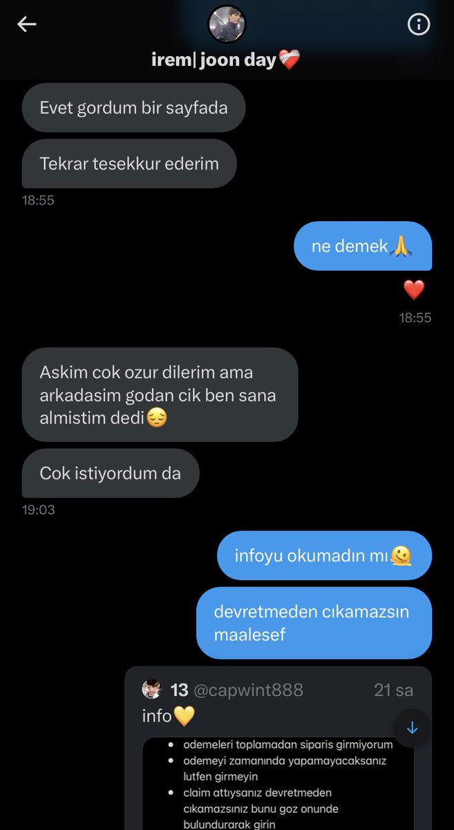 timewaster ifsa @/comedalcielos 
gom icin yazdı bende ayırtma yapmadıgımı claim atabilecegini soyledim ne yapacagını bilmedigini soyledigi icin uzun uzun anlatarak yardımcı oldum+
<a href="/takastimewaster/">ttw</a>
