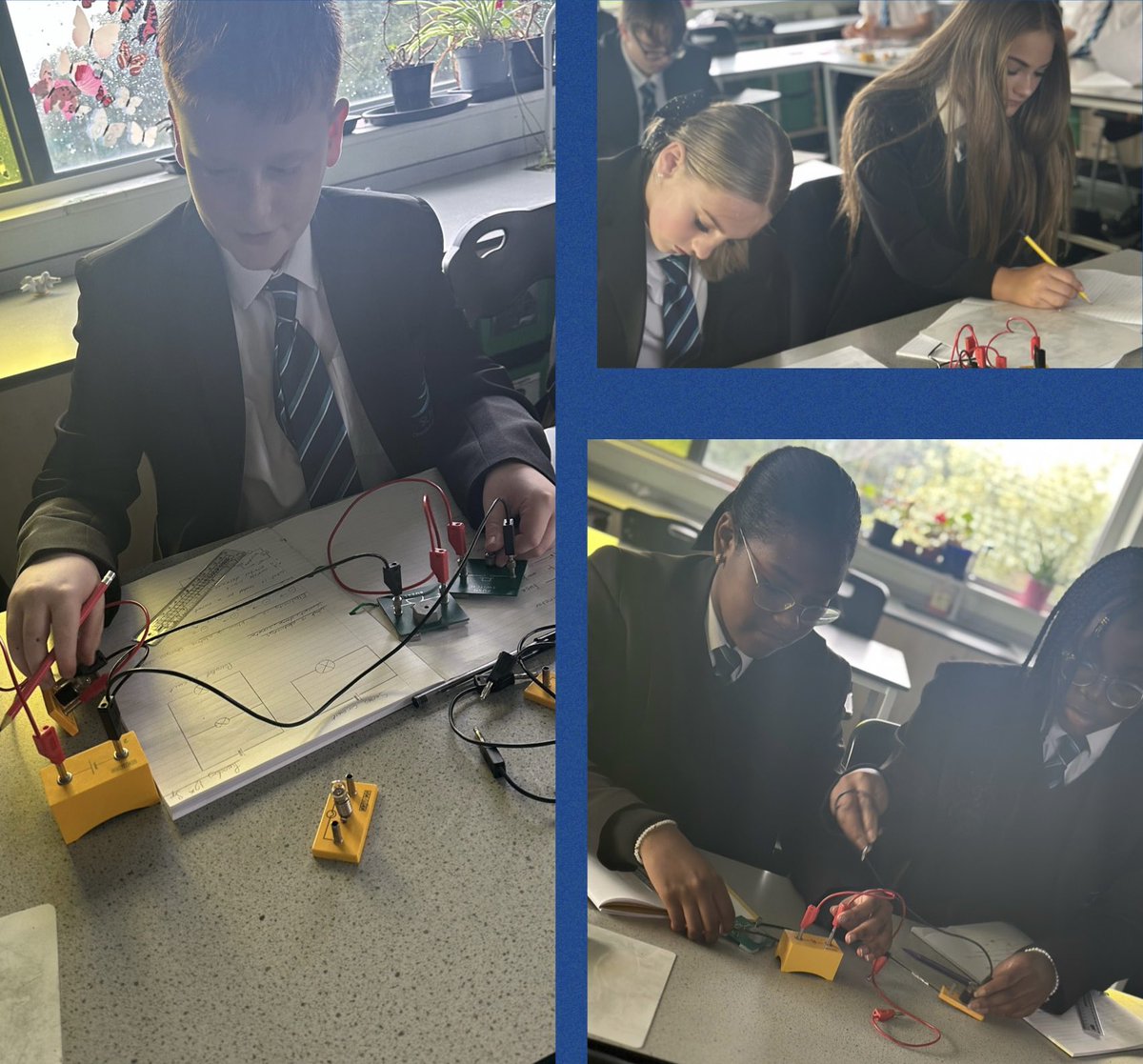 Period 1 this morning and 9 Mendel were straight into investigating circuits 💡<a href="/CranmerTrust/">Cranmer Education</a> #bestfromeveryone #STEM #youngscientists