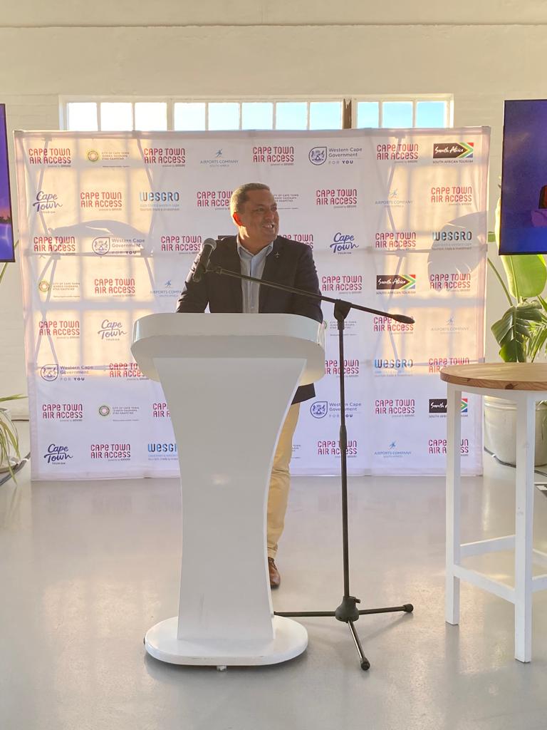 Wesgro - Cape Town & the Western Cape (@wesgro) on Twitter photo Mark Maclean, Regional General Manager for <a href="/capetownint/">Cape Town Airport</a> wrapped up proceedings saying: "Both domestic and international increase in frequencies is a sign of confidence in the destination and the airport".
#CapeConfidence #CTAA Mark Maclean, Regional General Manager for <a href="/capetownint/">Cape Town Airport</a> wrapped up proceedings saying: "Both domestic and international increase in frequencies is a sign of confidence in the destination and the airport".
#CapeConfidence #CTAA