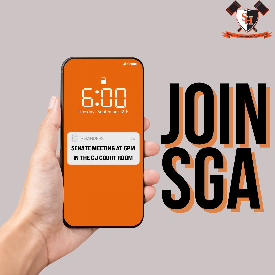 SHSU SGA tweet media