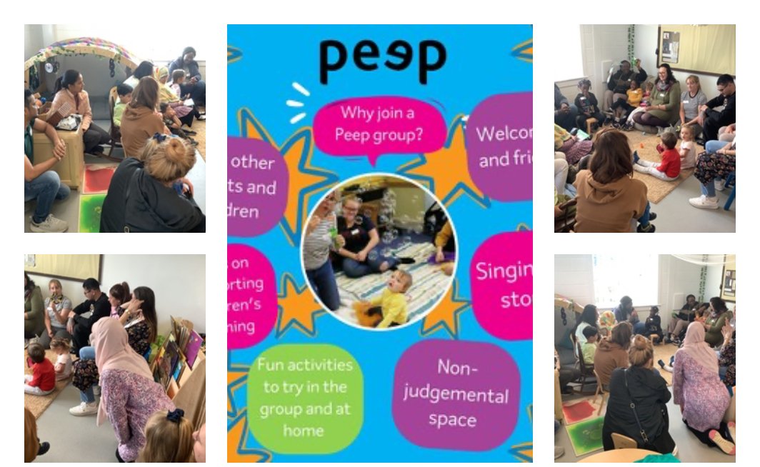 Today we had a great turnout of families who came along to our Peep session 😍