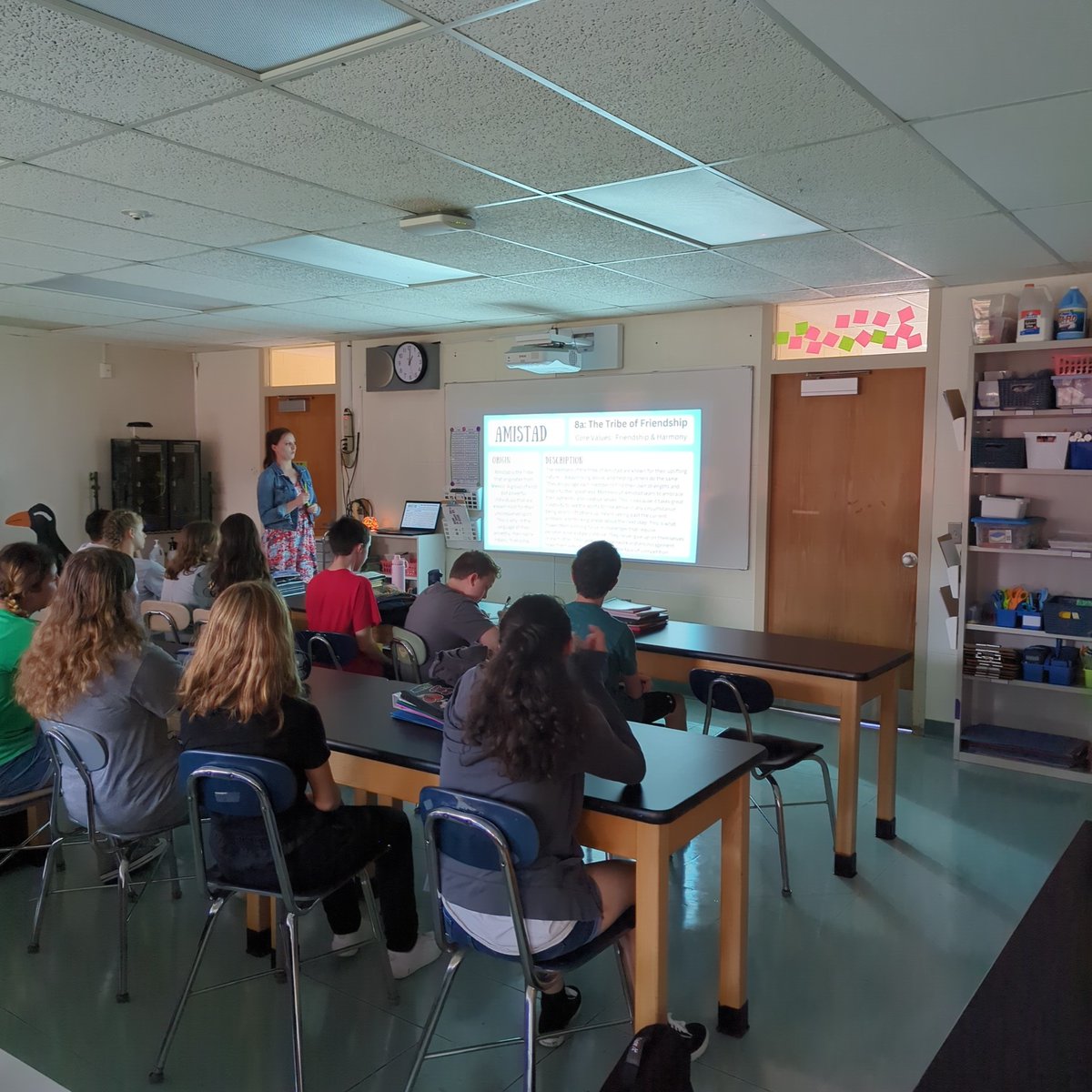 7/8 science chose tribes for their classes to build community, culture, and a sense of identity. #CommunityMatters