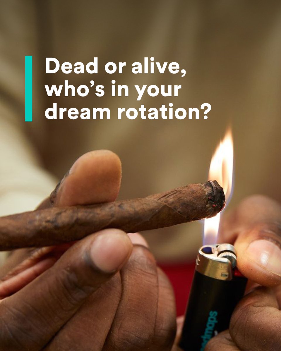 If you could choose anyone dead or alive to share a joint with, who would be in your dream rotation? 👇💨