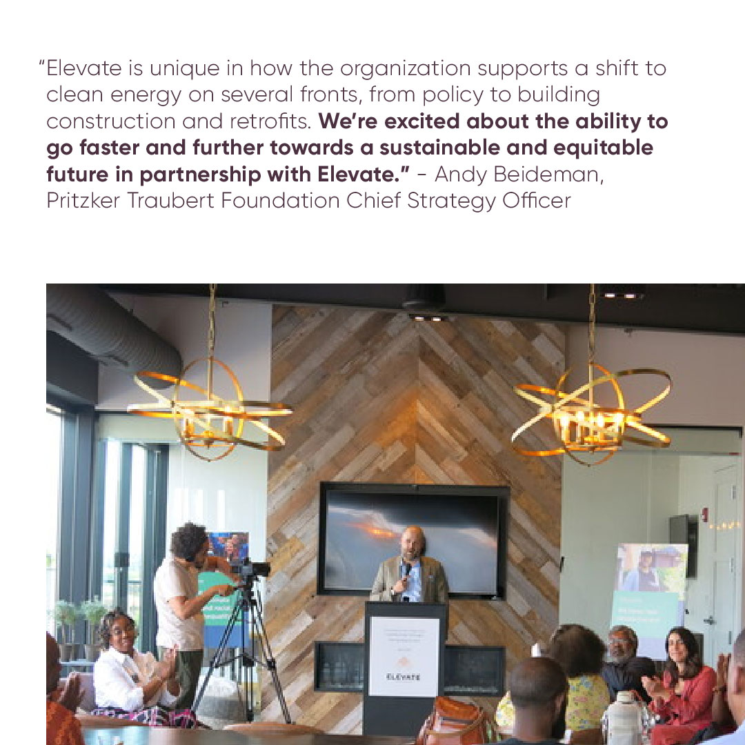 As careers in the clean energy economy grow, climate action funding is more important than ever. <a href="/ElevateNPO/">Elevate</a> announced their newest funding campaign: Envisioning our Clean Energy Future. PTF is thrilled to support this endeavor aimed at diversifying clean energy contractors.