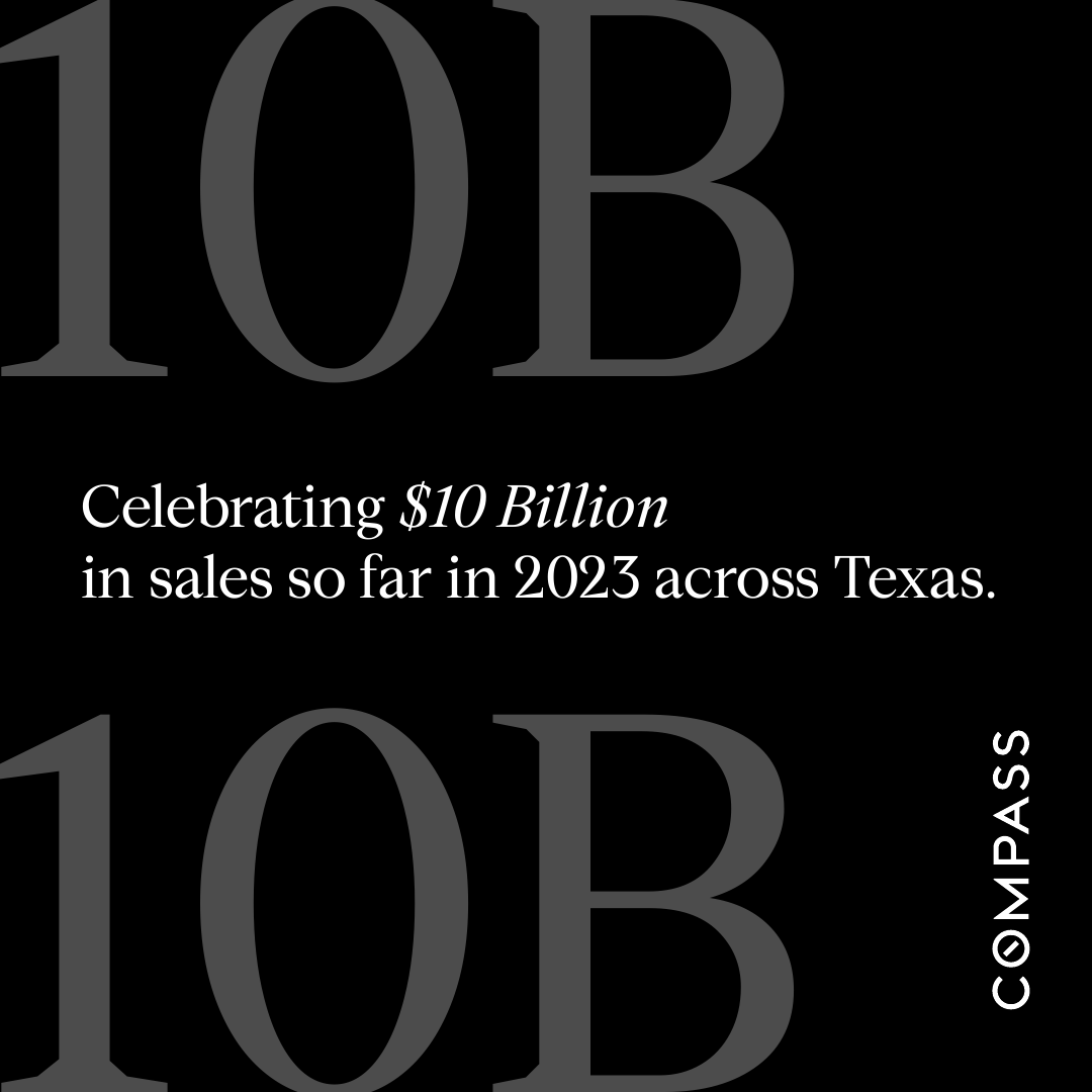 sunnydarden's tweet image. Congratulations to all Compass agents and clients!! $10 billion in sales across Texas is such a big win!🏆

We are proud to be Agents of Compass!!🖤

#Compass #CompassDFW #AgentsOfCompass #WayToGo #Congratulations #10Billion