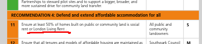 35percent_EAN's tweet image. Complete with a get-out clause allowing social rent to be substituted by London Living Rent (more than twice social rent levels):