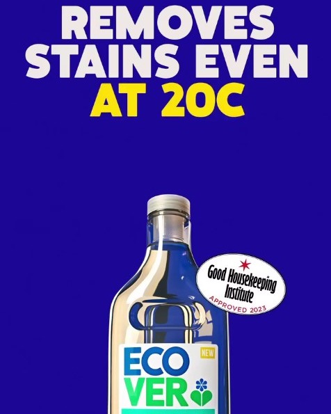 🧊Yet another reason why <a href="/EcoverUK/">ECOVER UK</a> is a go-to product for us.🌡️

REPOST:
'Bio-Laundry Liquid – given 91/100 by the folks at Good Housekeeping. 90% energy use – source Blue Star (US Environmental Protection Agency)'

Do you wash on cold?
#cleaning #ecofriendly #cleaningservice