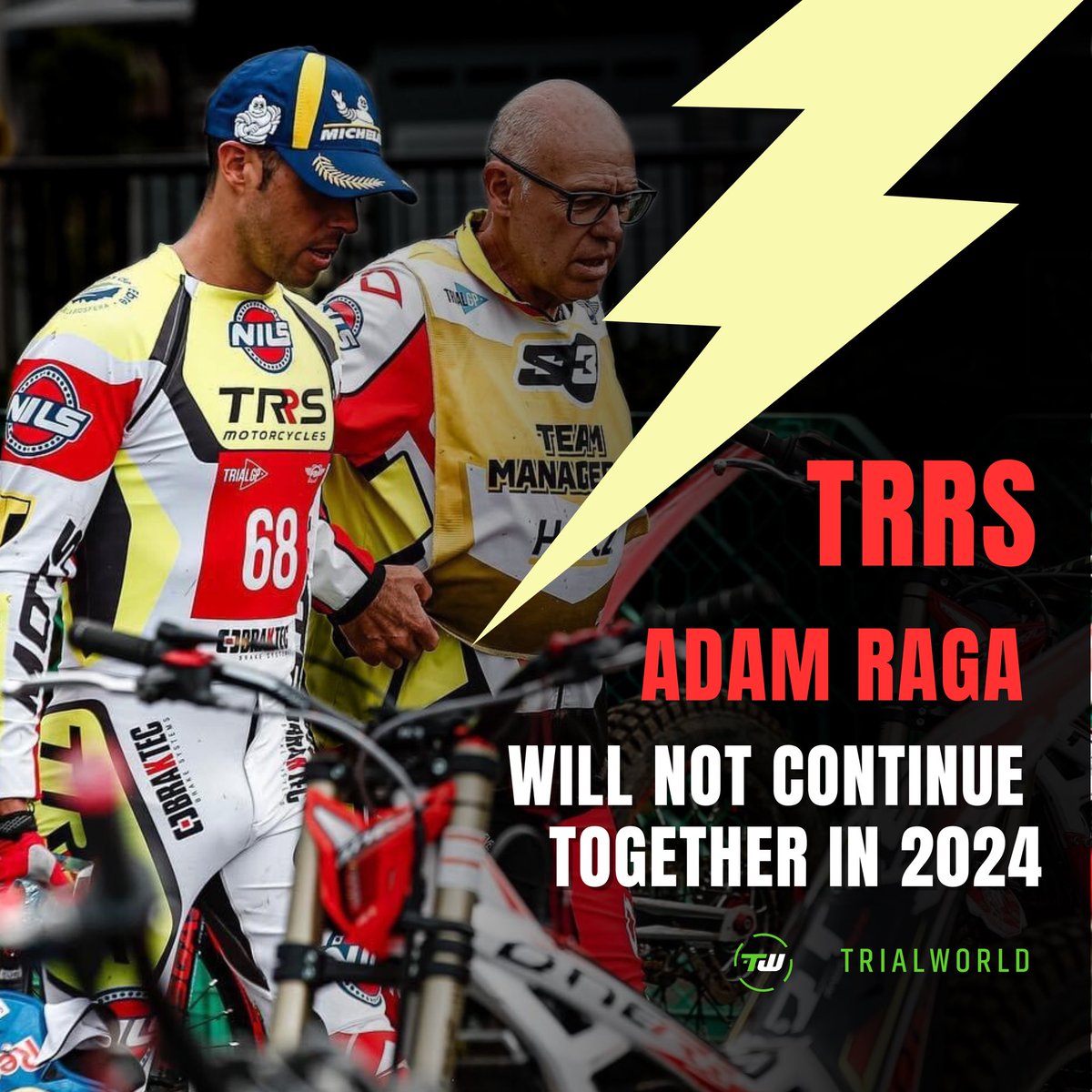 🔴 #ultimahora | #TRRS y #AdamRaga no seguirán juntos en 2024. ¿Qué opináis? 

🔴 TRRS and Adam Raga will not be together in 2024. What’s your opinion?