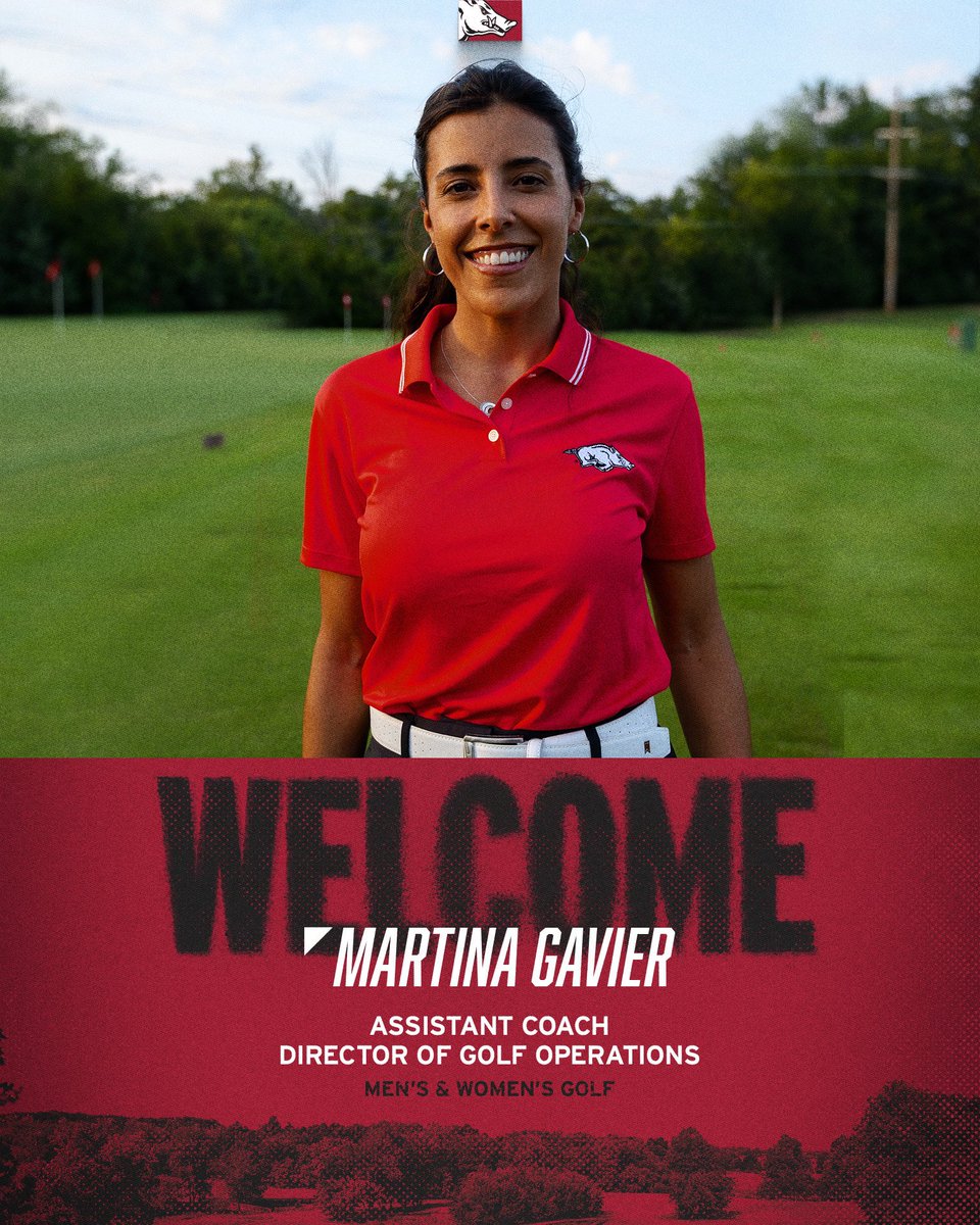 We are excited to welcome <a href="/Margentina1/">Martina Gavier</a> to the Razorback family 🐗⛳️

📰 bit.ly/46cWyrr