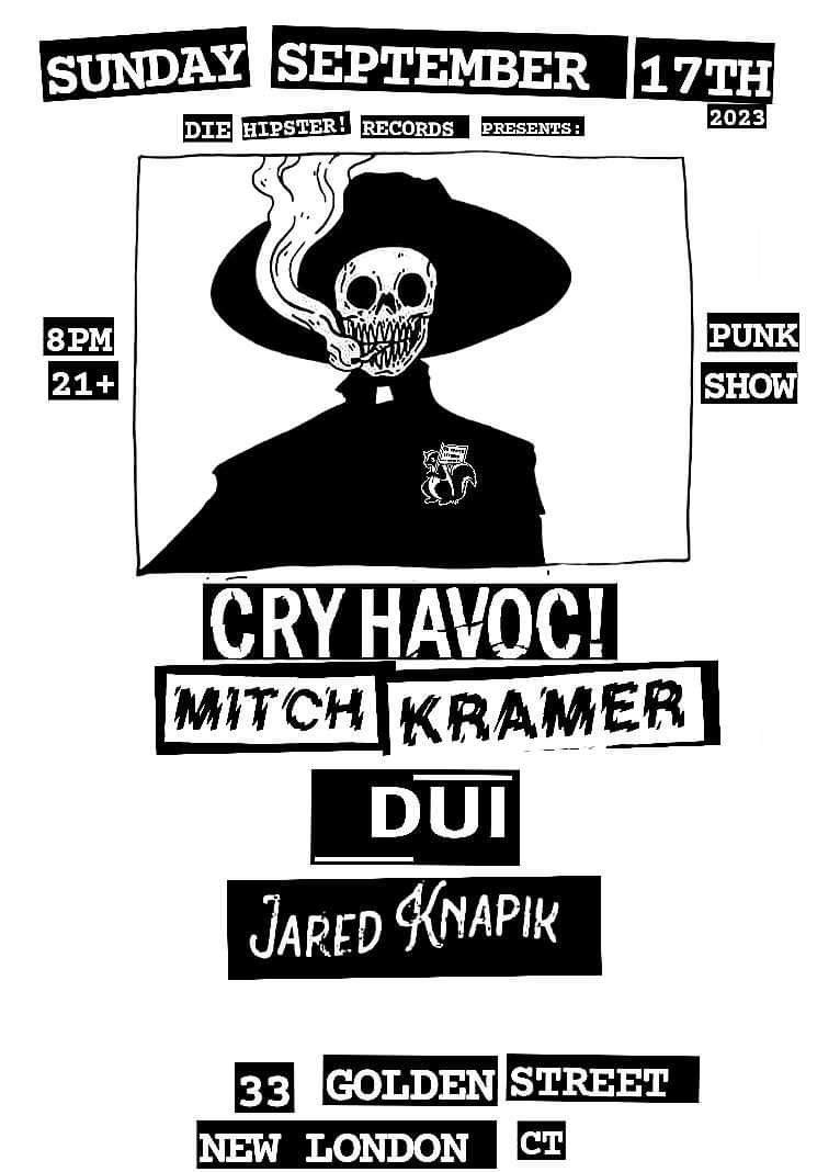 jonnydisaster's tweet photo. THIS SUNDAY IN NEW LONDON, CT

#NEWLONDON #NLC #WAILINGCITY #CT #CONNECTICUT #33GOLDENST #33GOLDEN #SHOW #PUNKSHOW #CTPUNK #PUNKROCK #PUNK #HARDCOREPUNK #GARAGEPUNK #ACOUSTIC #CRYHAVOC #MITCHKRAMER #DUI #JAREDKNAPIK #DIEHIPSTERRECORDS https://t.co/CAmPcobxk5