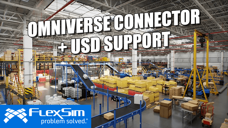 Watch our latest video to learn more about FlexSim + @NVIDIAOmniverse. Our Omniverse Connector and #OpenUSD support enable exciting new workflows and even real-time, bi-directional collaboration with #3D data. hubs.la/Q021cnf30