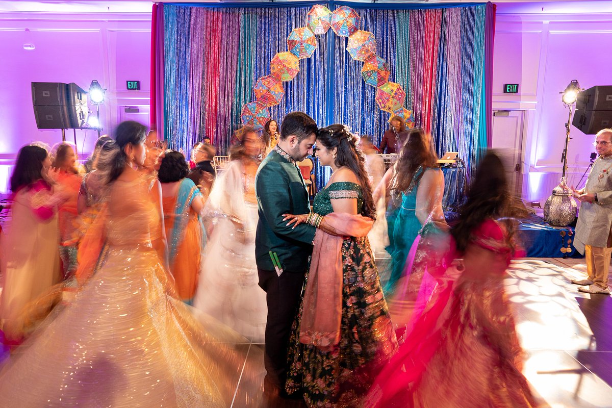 Love was in the air as we celebrated Anisha & Rahul's sangeet with family and friends! #californiawedding #sangeet #bride #love #groom #prewedding #weddingzin #wedzo #inlove #punjabi #indian #indianweddings #wedding #weddinginspiration #weddinginspo #event #memories