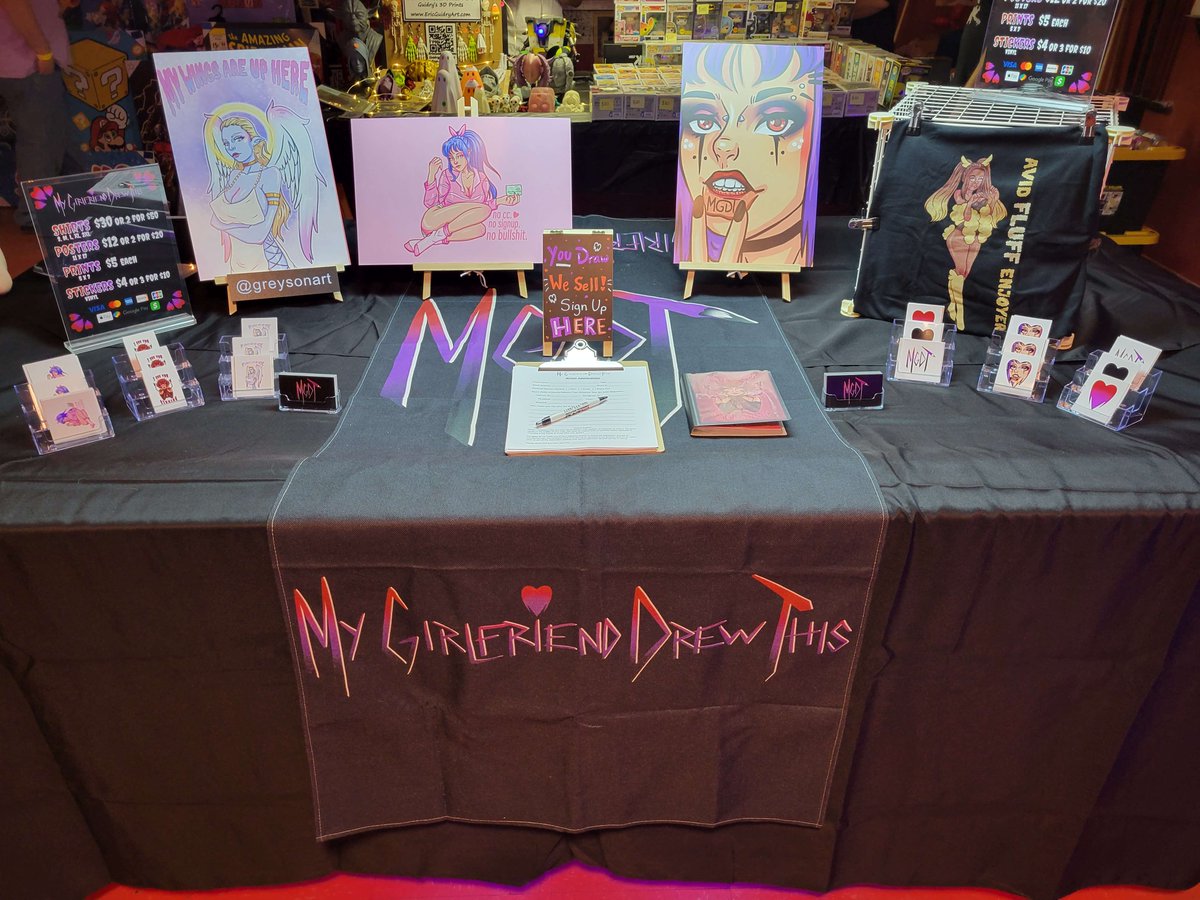 realMGDT's tweet photo. No weekend plans yet? 🤔

❗️This weekend September 16th and 17th we will be at the Terrebonne comicon in the morning AND NerdSwaps Anime Night at Intracostal club in the evening of the 16th! https://t.co/Ld3J5sBMwF