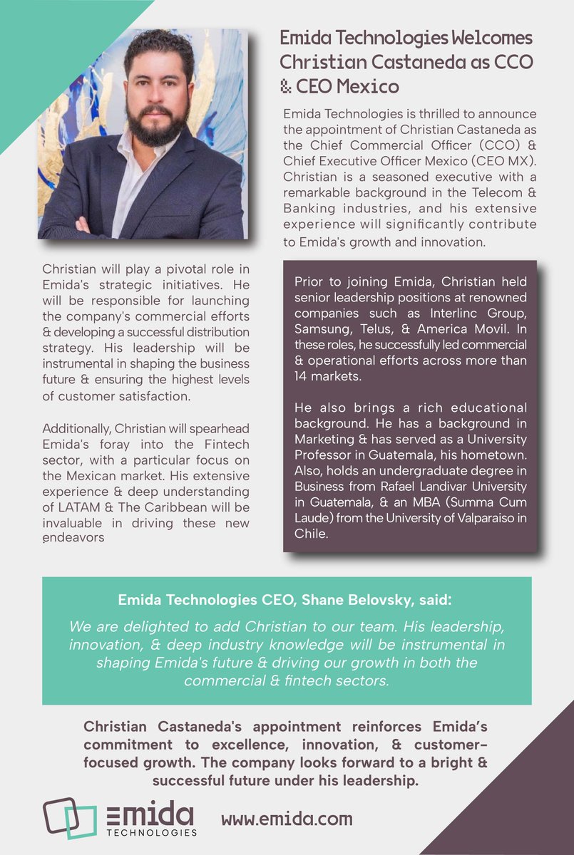 Emida Technologies tweet media