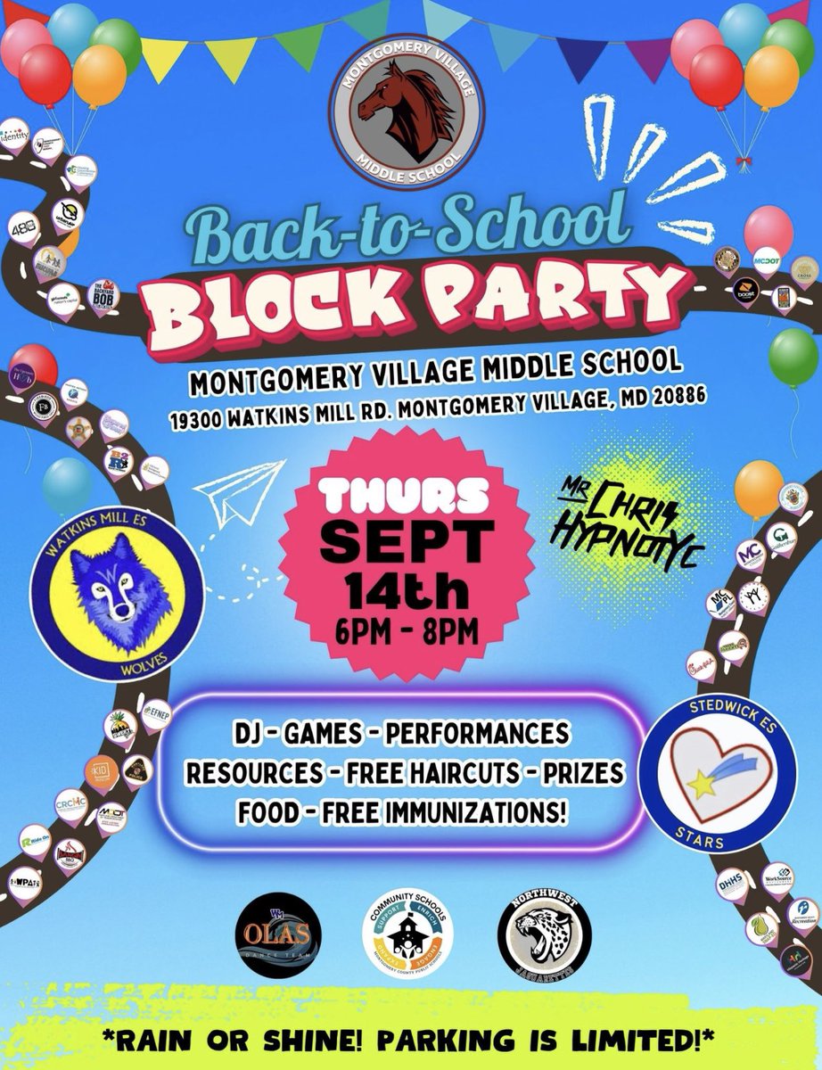 Village Fam! We’re 2 days away from the party of the year! Come out and have some fun!#LoveyourVillage <a href="/MCPS/">MCPS</a> <a href="/MCPSEspanol/">MCPS en Español</a> <a href="/PrincipalDWA/">David W. Adams,</a> @MCPSCommunitySc 

instagram.com/p/CxGYZ0nO56k/…