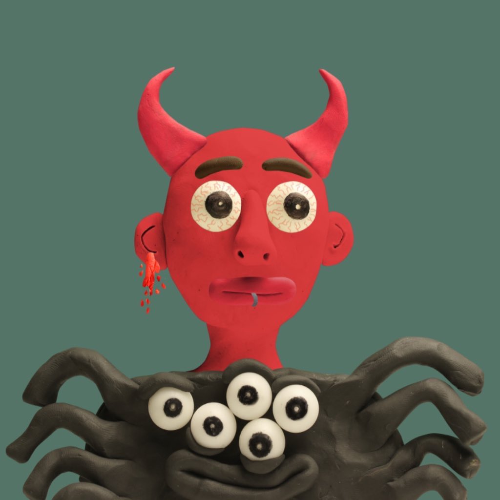 MferOctavius's tweet photo. @Vcrypto_ @claymates On a pumpkin too! That’s a killer clay 🖤
I got a thing for the spiders too https://t.co/hA1hJHpw5e