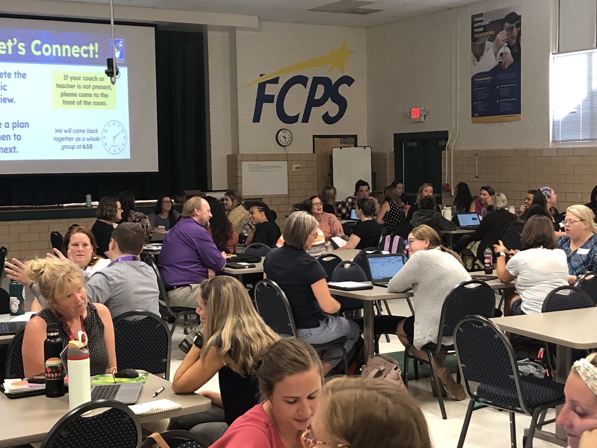 techtimetony's tweet photo. #FCPSVanguard Coach and Teach years are “scratching” the surface of their coaching relation as we kick off the Vanguard year! 🎈 good luck to all the Vanguards!! The Innovative Learning Team is here for you! #FCPSIgnites https://t.co/DXFRjPZUTk