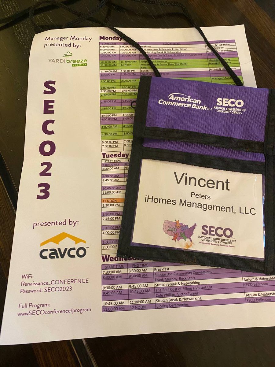 inheritanceArt's tweet photo. This week, @realVincePeters is attending SECO ‘23, the premier national conference for owning and managing successful manufactured home communities.

#iHomes will provide infill services and liquidity for Kaliber Management's thirteen manufactured home parks across the U.S.

$iAI https://t.co/CaoJyBMMKc