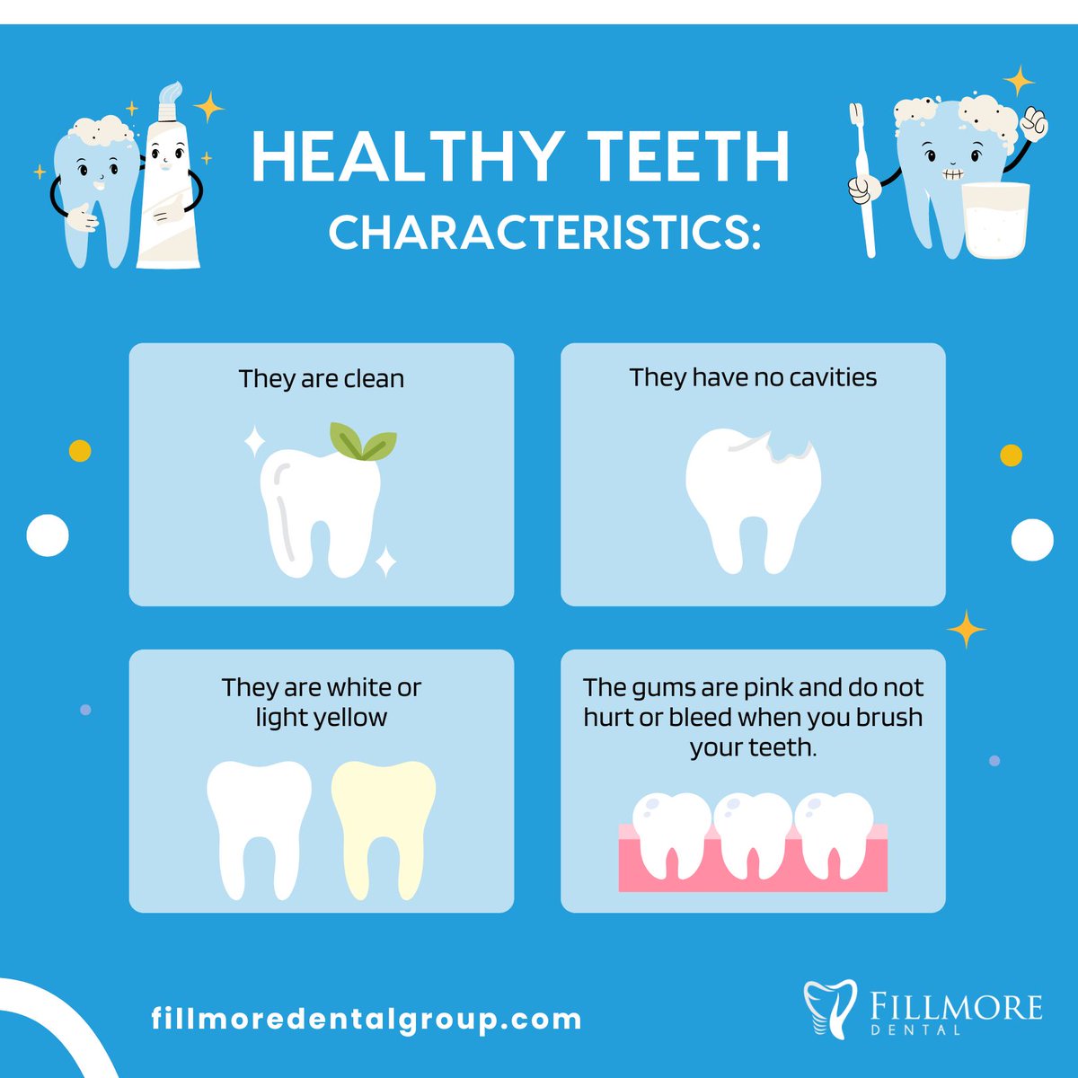 Healthy teeth: the hallmark of a beautiful smile and your lifelong companions. Discover the #FillmoreDentalGroup difference today! 😄✨ #HealthyTeethtips #teethtips #smiletips #fixyoursmile #dentalcare #oralhealth #fillmore #california
