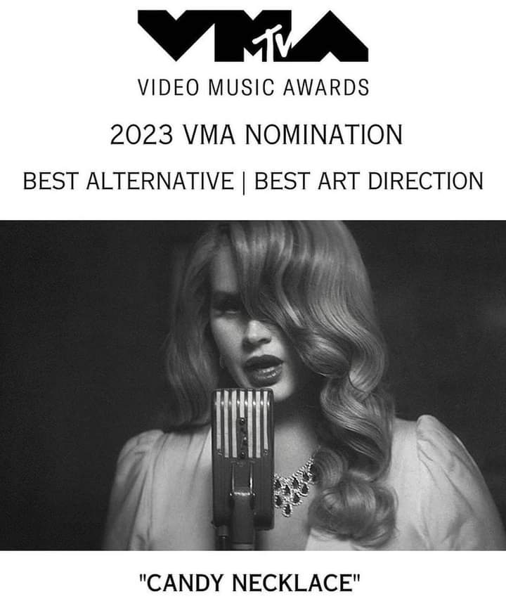 arg_lana's tweet photo. Hoy se celebran los 'VMA 2023'
Hoy sabremos si Lana se lleva a casa su primer VMA por sus nominaciones a "Candy Necklace" https://t.co/qqBwf3varJ
