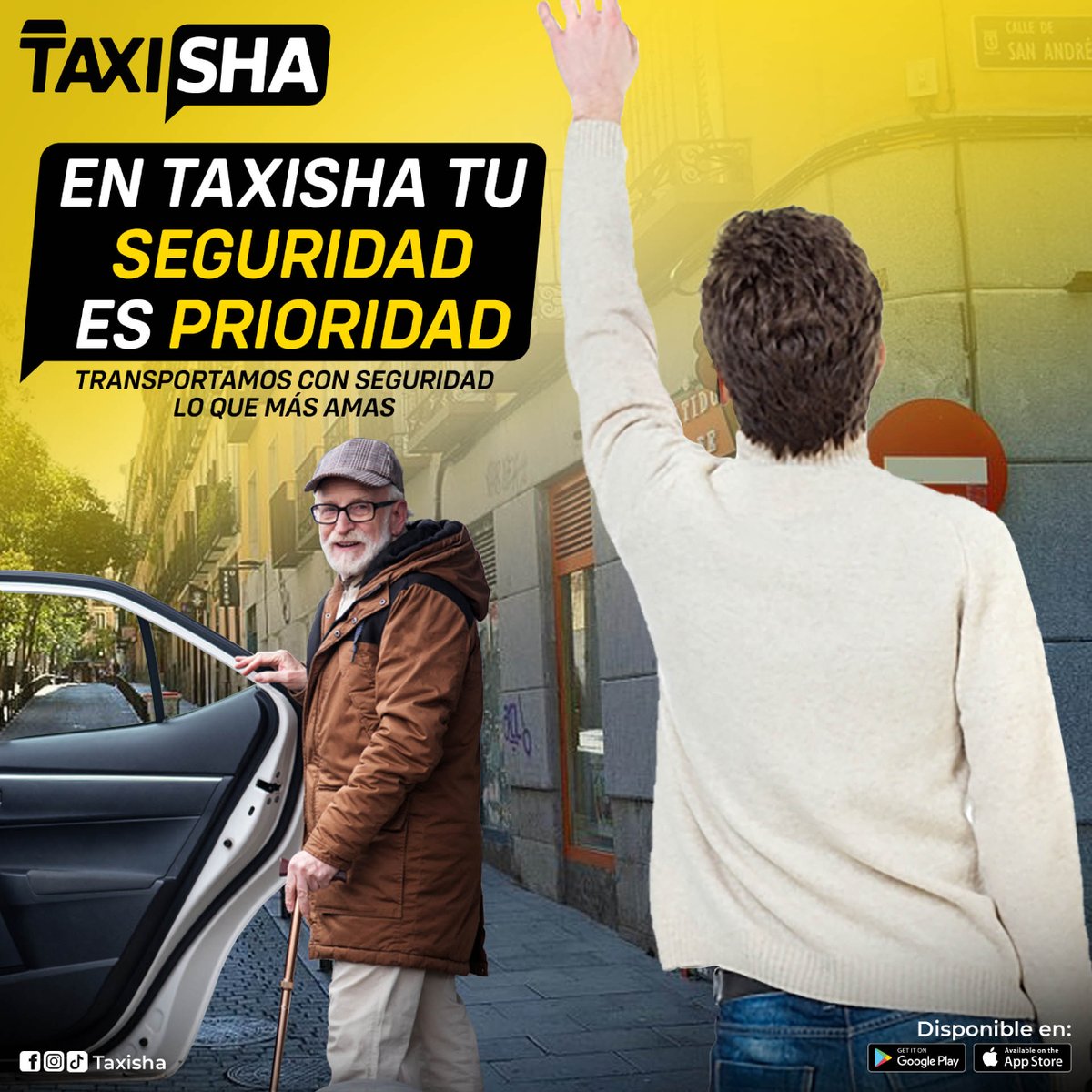 taxishabo's tweet photo. Sabemos lo importante que es sentirte protegido al viajar en un taxi 🚖

Estamos aquí para brindarte la tranquilidad que necesitas en cada trayecto. 🙌✨
Link de descarga: https://t.co/7evuvaG6SR
.
.
.
.
.
#AppSegura #Comodidad #Taxisha #eltaxiqueteconviene #bolivia https://t.co/tlRgPGNj44