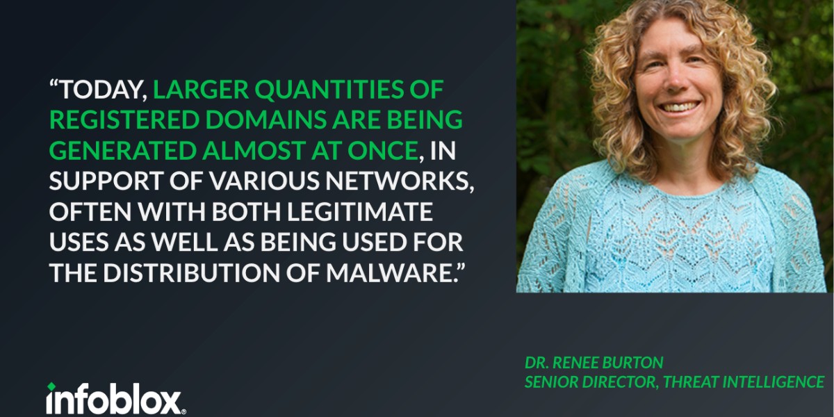 Dr. Renee Burton is sharing how our patent pending algorithms search for suspicious #DGAs domains to find #DNS infrastructure #ThreatActors and block them before their #malvertising campaigns take flight: Read More:  brnw.ch/21wCw7k