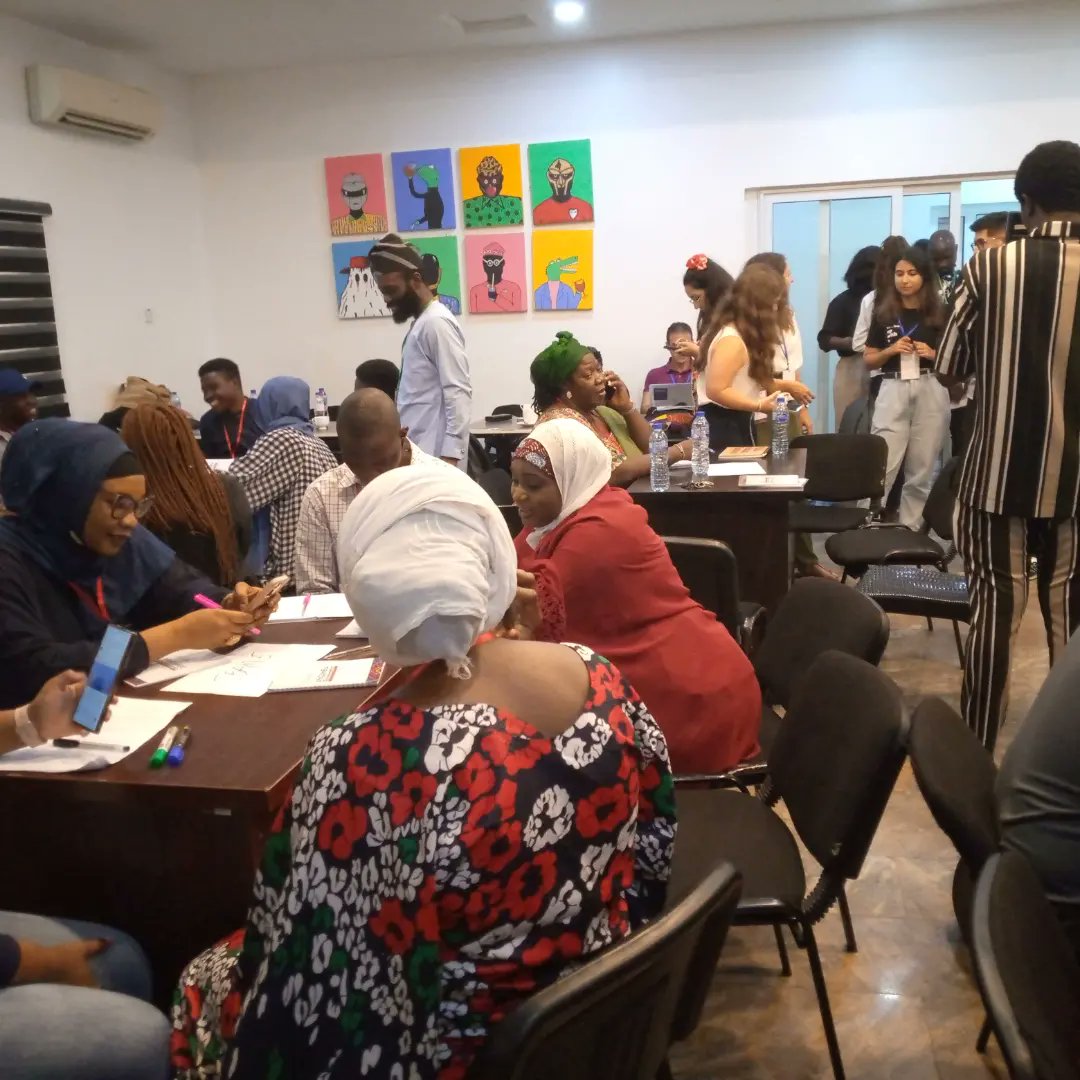 ibrahimmaryams3's tweet photo. Today AfriconEU kick start the 3days Bootcamp training workshop in Abuja. With theme: investment opportunities in African market ecosystem through digital innovation hubs.
#MentorHerToGreatness
#AfriConEU
#MISANI88
#SDGs
#digitaltransformation
#digitalinnovation https://t.co/bp2FALAlOv