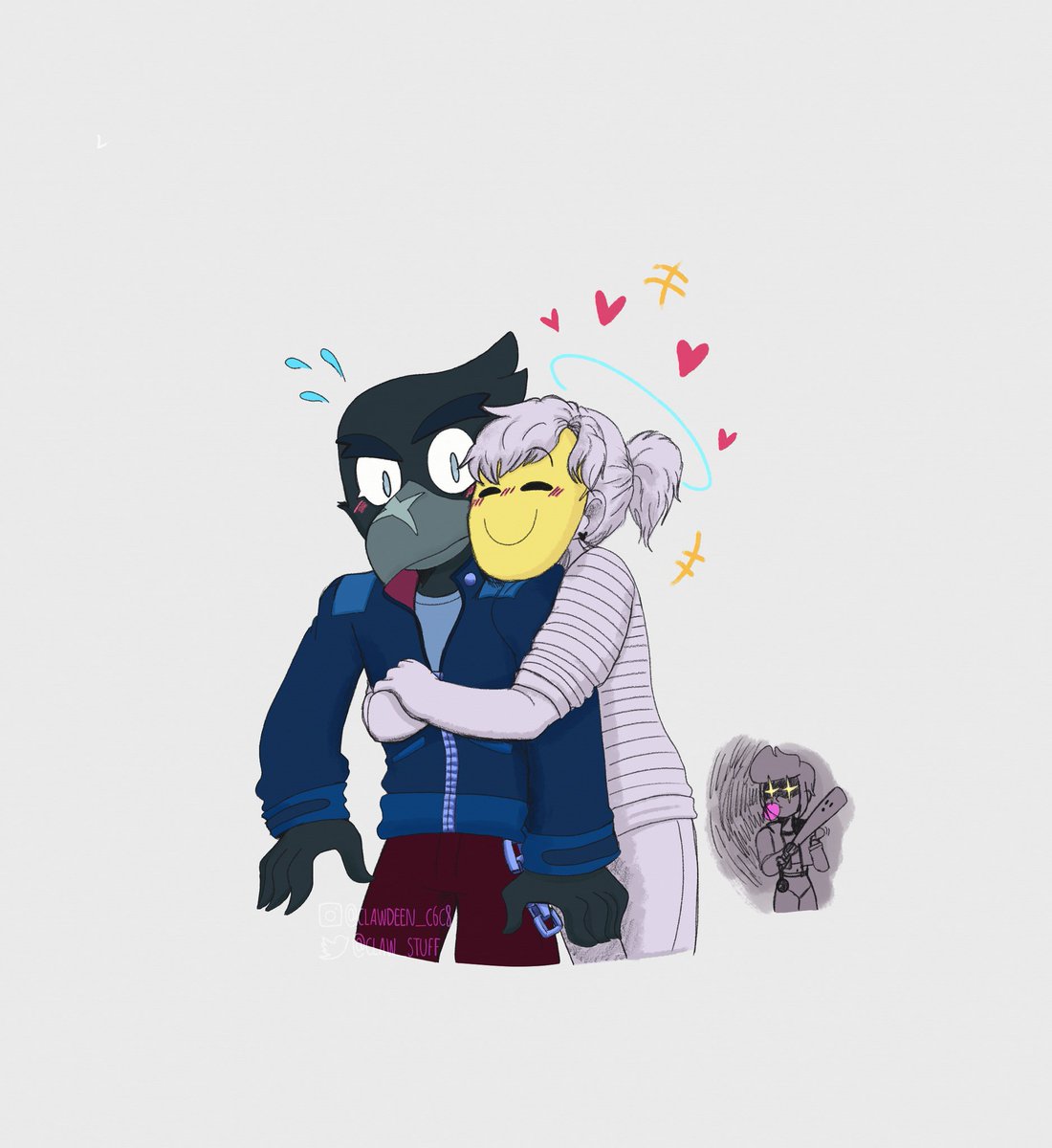 claw_stuff's tweet photo. Mi legendario favorito es Crow 🖤✨️
¿Por qué?, porque fue mi primer legendario❤️🔥
#BrawlStars #brawlstarsfanart #BrawlStarsArt #brawlstarsCrow #brawlstarsBibi #BibixCrow #CrowxBibi https://t.co/0xq6sJH9L2