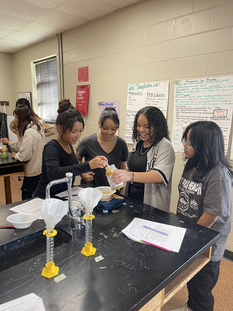 Biology students used inquiry to determine if the enzyme, pectinase, would increase apple juice production. <a href="/DHS_info/">Douglashighschool</a>