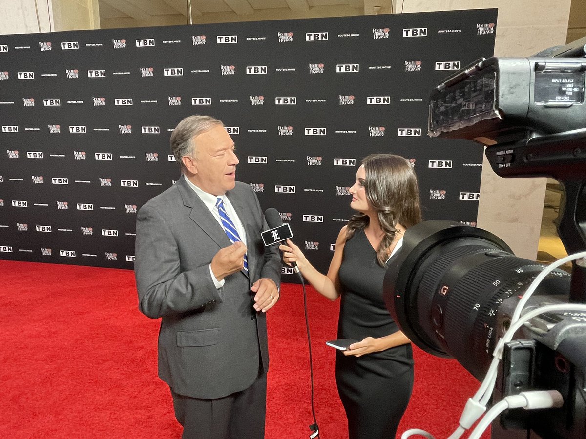 ChristyMatino's tweet photo. Film comes to D.C.! I am here at the premiere for #Route60 hosted by fmr US sec. of State @mikepompeo and fmr US Ambassador to Israel #DavidFriedman 🎥 

Tune into the #WEXWakeup tomorrow AM to see the coverage! https://t.co/9Qx9weNl9U