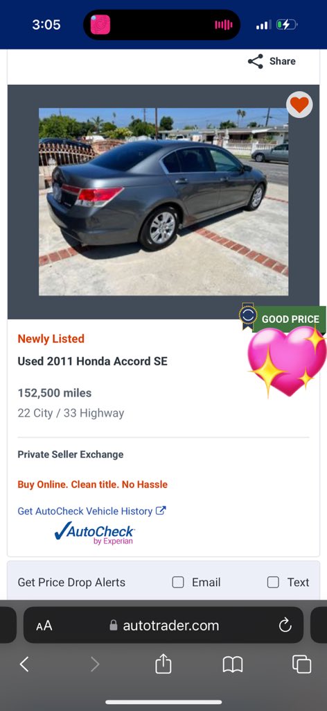 angelnumbrr's tweet photo. Y’all I need help 😭 any of y’all own a mini coop? I need to replace my stolen car and I’m looking at a 2012 mini coop w/87,560 miles… priced @ 6,500$ or a 2011 Honda accord w/152,500mi @ 8,000$ #hondaaccord #honda #minicoop #mechanic #help #car #carhelp which is betterrrr?! https://t.co/NOQtK7m5Cu