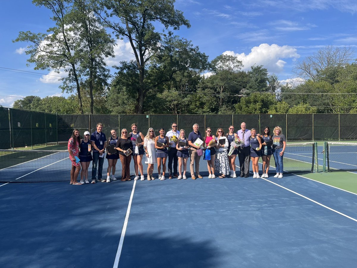 DtownWildcats's tweet photo. Congratulations to the Girls Tennis team for their thrilling 3-2 victory over Exeter on Teacher Appreciation Night! Big win from Senior Katie Chronister to clinch it! Way to go Wildcats!! https://t.co/VnsY6eWaoM