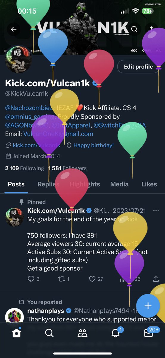 Kick.com/Vulcan1k tweet media