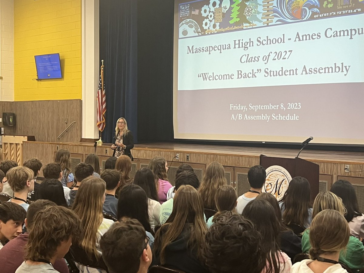 AmesChiefs's tweet photo. Our @AmesChiefs are off to a great start following our “Welcome Back” Student Assembly! https://t.co/RYrk7vKnlv