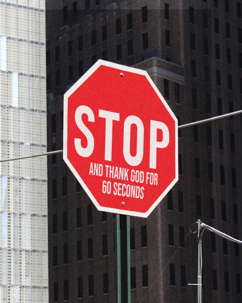 Impact__U's tweet photo. Stop and thank God for 60 seconds today! https://t.co/TNLC3Lr4S0