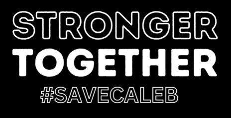 LizSteen2018's tweet photo. Wear your #SaveCaleb shirts tomorrow in support of Caleb McMillan as he will be admitted to the hospital to begin his treatments in Boston. (Post a picture on Facebook to show the family your support ๐) https://t.co/3S89d5hyTt