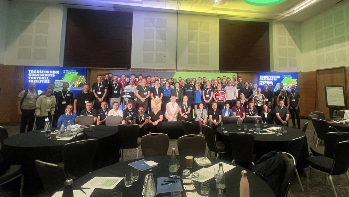 Good 2 days with CFA, <a href="/FA/">The FA</a> <a href="/FootballFoundtn/">Football Foundation</a>, <a href="/premierleague/">Premier League</a>, <a href="/Sport_England/">Sport England</a> &amp; <a href="/DCMS/">Department for Culture, Media and Sport</a> colleagues from across the Country, discussing all things ‘Transforming Grassroots Football Facilities at St. George's Park 

Always nice to visit the home of <a href="/England/">England</a> <a href="/Lionesses/">Lionesses</a> 🏴󠁧󠁢󠁥󠁮󠁧󠁿 ⚽️
<a href="/SuffolkFA/">Suffolk Football Association</a>