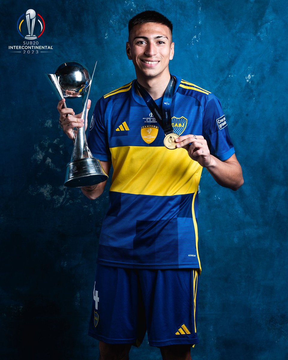 LibertadoresU20's tweet photo. 🎯⚽️ ¡Los pateadores de @BocaJrsOficial en la definición por penales de la #Sub20Intercontinental!

🏆🔝 ¡Efectividad del 💯% para los pibes de @BocaPredio!

3⃣ Nahuel Genez
2⃣ Lautaro Di Lollo
4⃣ Natan Acosta
6⃣ Valentín Fascendini https://t.co/nd0oXM5r2z