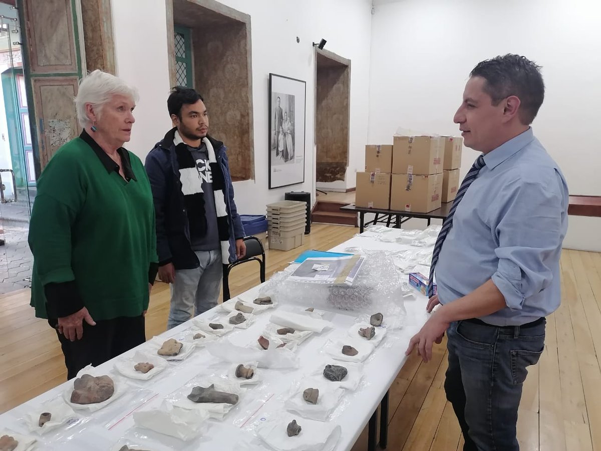 INPCEcuador's tweet photo. #INPCInforma
En el INPC Z6 en #Cuenca, recibimos la visita de la Dra. Alexandra Kennedy Troya, destacada académica e historiadora, con quien se realizó un intercambio de conocimientos y experiencias con respecto a la gestión que lleva adelante nuestra institución en la región. https://t.co/UAhECmodwT