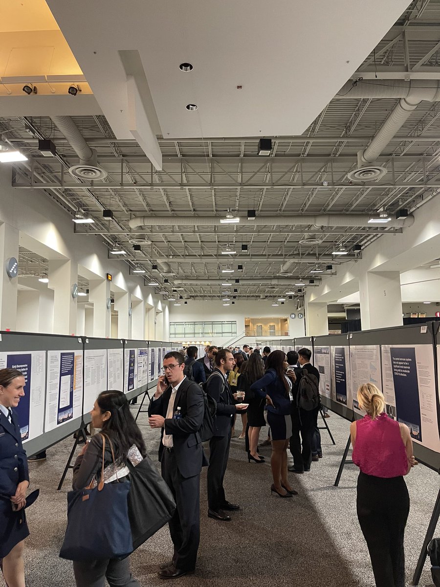 CNS_Update's tweet photo. Poster Sessions are well under way in Hall E of the convention center! Here from your peers about their research and enjoy some wine and cheese! #2023CNS https://t.co/1J6bi9prtv