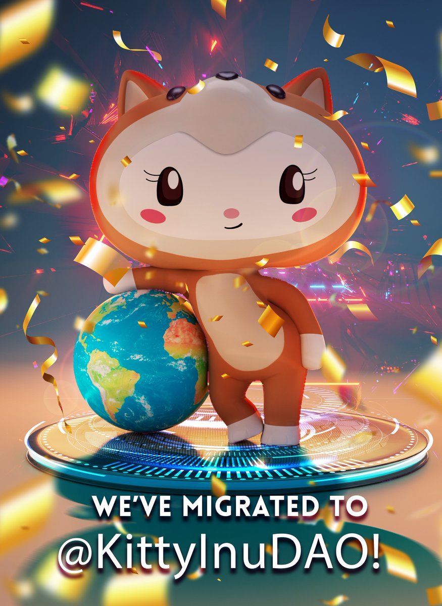 KIP 0000005: Transition of Kitty Inu DAO X Handle for Enhanced Brand Consistency has passed and we are officially migrated to our new X handle home! 🥳🍾🥂

We will be updating the links on the DAO dApps &amp; external sites shortly, stay tuned!
 
🗳️snapshot: snapshot.org/#/kittyinudao.…