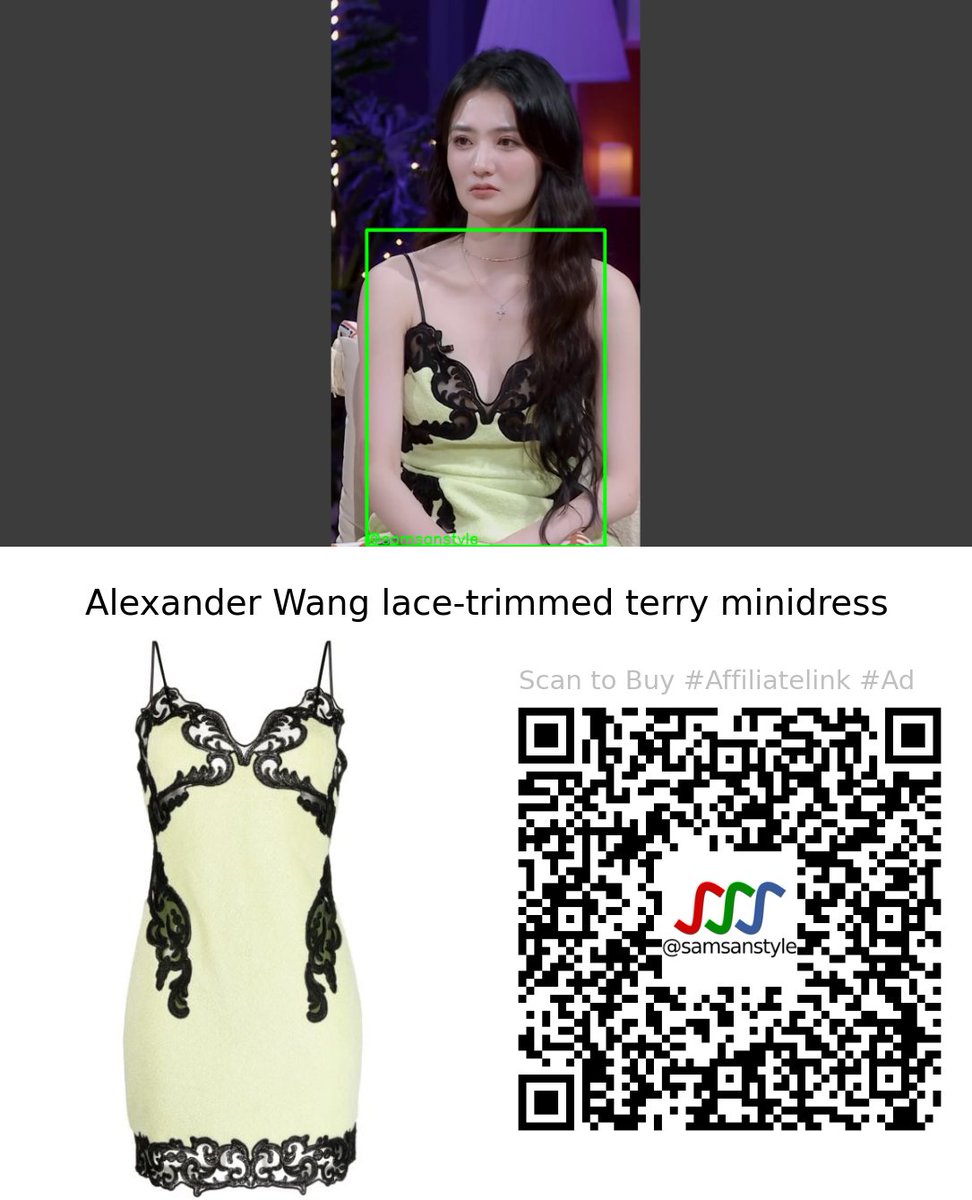samsanstyle's tweet photo. Lulu Xu (徐璐) wearing a Alexander Wang lace-trimmed terry minidress in Heart Signal 6 China (心动的信号), episode 19.

#心动的信号 #心动的信号6 #HeartSignal #HeartSignal6 #HeartSignalS6 #LuluXu #徐璐 #alexanderwang

https://t.co/odOWfk6WgE https://t.co/uDonPLUfm4