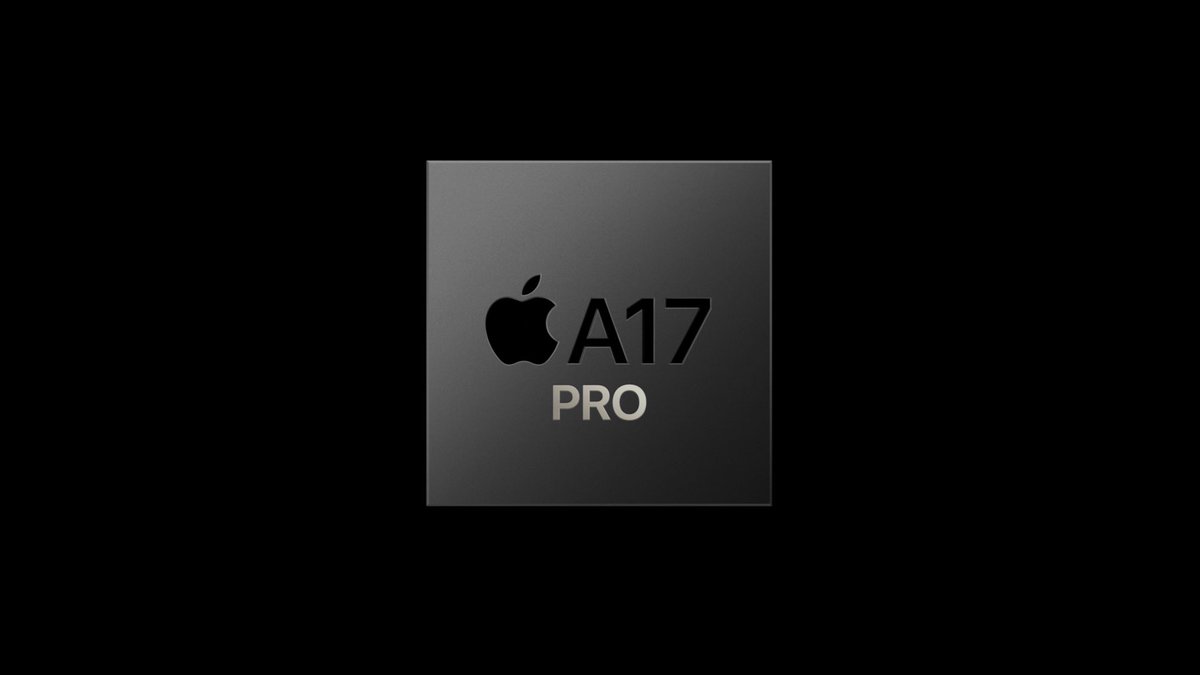 theappleperfect's tweet photo. A17 Pro chip for iPhone 15 Pro line-up #AppleEvent https://t.co/Ma4E2vnoU5